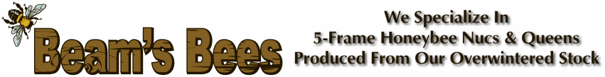 Beam's Bees: Honeybee nucs for sale: Northern Stock